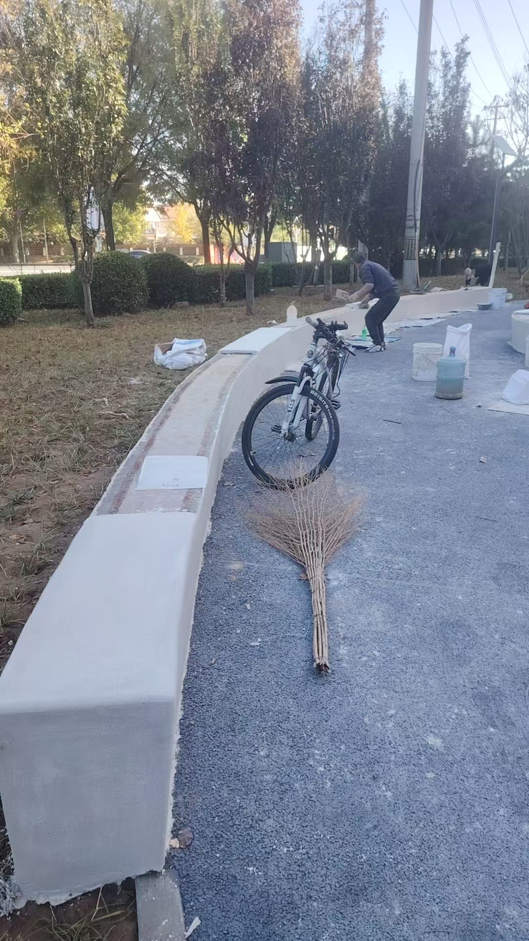 平面摊铺